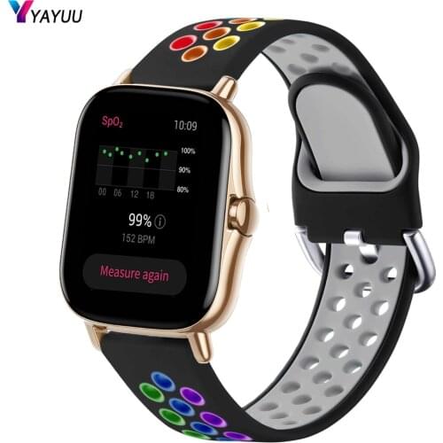YAYUU 20mm Silicone Strap For Xiaomi Huami Amazfit BIP BIT Lite Youth Suitable Smart Watch Replacement Bracelet Accessories