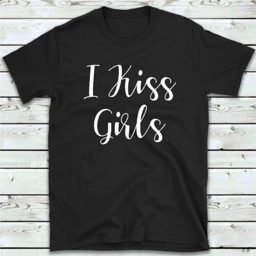 ZBBRDD I Kiss Girls Womens letter T Shirt Womens Cotton shorts sleeve o neck top Tees t-shirts for Ladies Girl