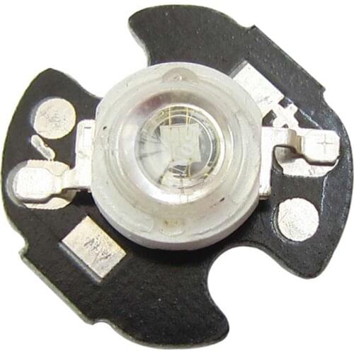 10pcs/lot 3W 45mil Chip Royal Bule 445~450nm LED Bead Light Emitter With 16mm Round Heatsink