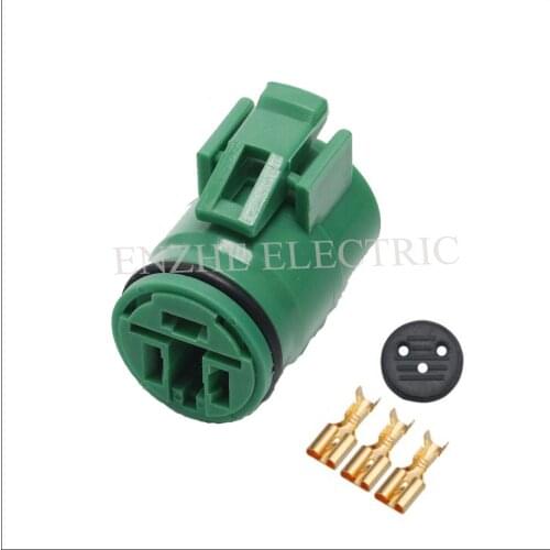 100SET car female cable connector socket 3 pin Connector automotive plug include terminal DJ70318-6.3-21