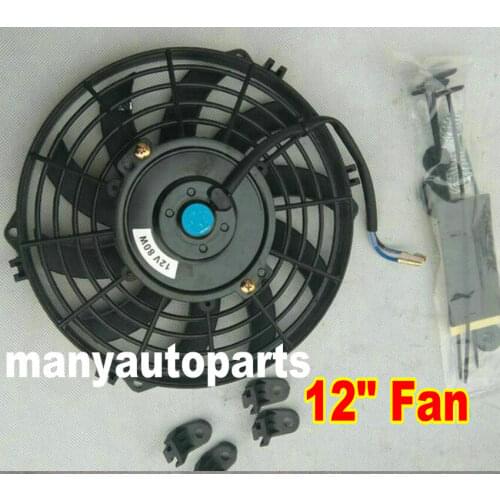 12"12inch ELECTRIC RADIATOR slim Cooling FAN THERMO FAN Universal & MOUNTING KITS
