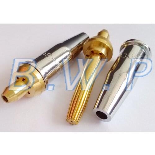 2pcs Propane 1# Gas Cutting Nozzle Tips for G07-30 torch Seperated Style