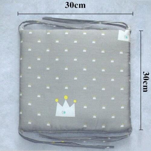 2Pcs/Pack Baby Bed Bumper Infant Bed Cot Bumper Bed Protector Breathable Baby Crib Protector Cushion Toddler Nursery Bedding