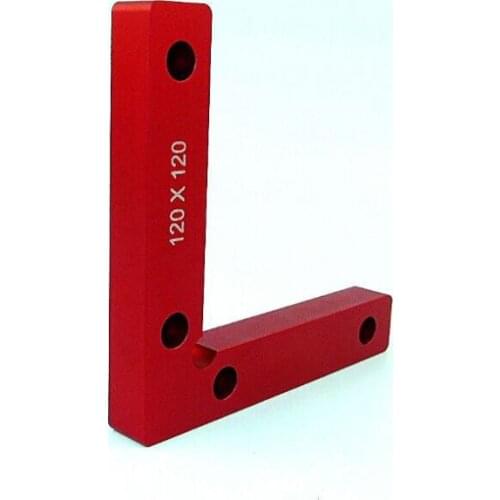 Aluminum positioned at right angles L-Squares,woodworking 90 degrees rectangular device,fixing clip,2PCS/lot