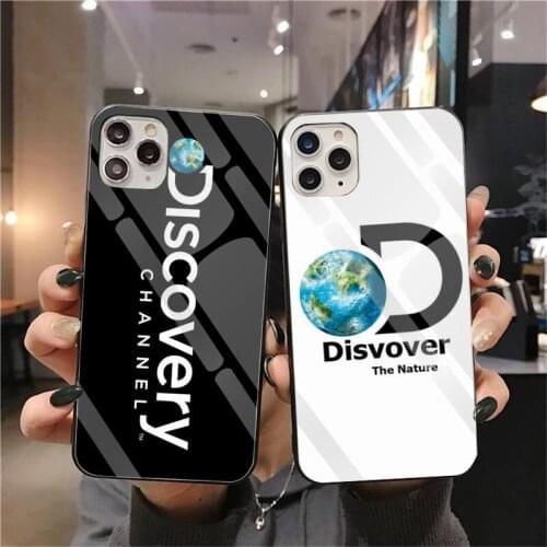 Discovery Channel Phone Case Tempered Glass For iPhone 12 pro max mini 11 Pro XR XS MAX 8 X 7 6S 6 Plus SE 2020 case