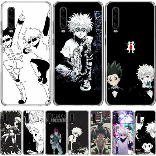Anime Hunter X Hunter Killua Zaoldyeck Phone Case for Huawei P30 P40 P20 P10 Mate 20 10 30 Lite Pro P Smart Z Plus + Art Shell C