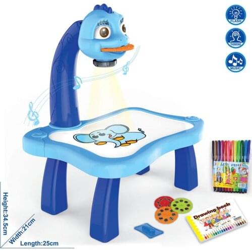 Kids Drawing Projector Table Drawing Board Beautiful Durable Painting Projector Drawing Toy