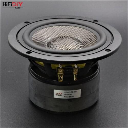 HIFIDIY LIVE HIFI 5.5 inch 5.98" Midbass Woofer speaker Unit 8OHM 100W Casting Aluminum Fram Carbon fiber Loudspeaker T5-152