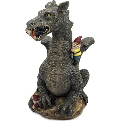 Dinosaur Dwarf Statue Garden Decoration Crafts Outdoor Lawn Decoration Indoor Home Decoration