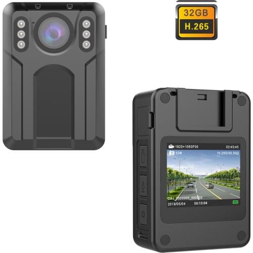 CammPro M1N UHD 1440P Mini Police Body Camera H.265 Video Coding Night Vision Premium Surveillance Pocket Hidden Camera