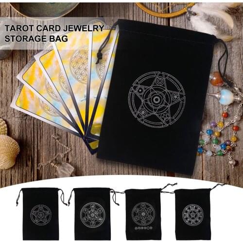 Multiple SizeTarot Card Storage Special Brand Bag Witch Drawstring Bag Fortunetelling Board Game Storage Bag Thick judicious