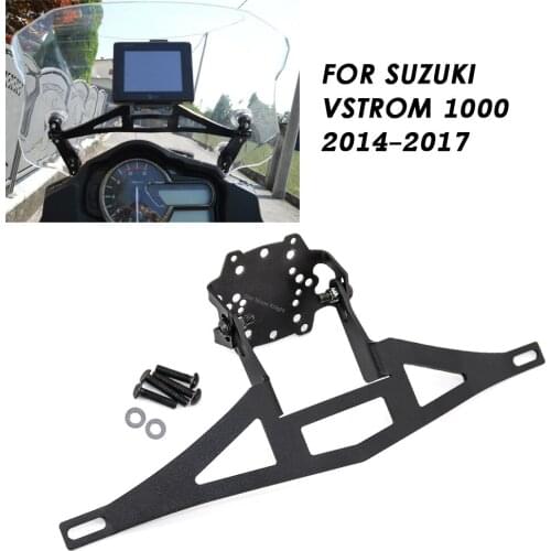 Motorcycle Mobile Phone GPS Board Bracket Mobile Phone Stand Navigation Bracket For Suzuki Vstrom 1000 DL1000 2014-2017 2016
