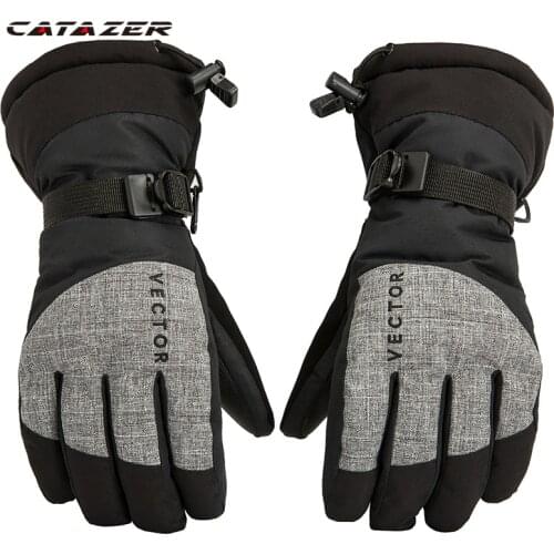 Extra Thick Warm Waterproof Ski Gloves Windproof Winter Outside Sport Snowboard Snowmobile Motorcycle Clycing Skid-Proof