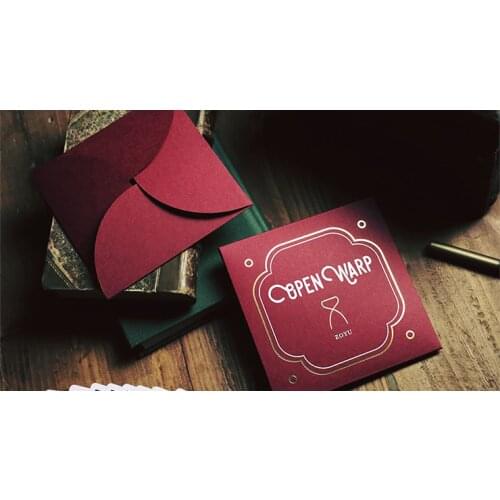 Open Warp (Gimmick+online instructions) by Zoyu and Hondo Card Magic Tricks Illusions Close up Magia Magician Toys Stage Props