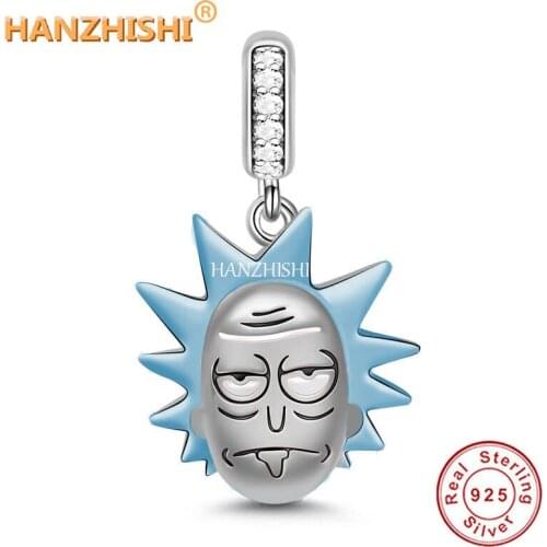 Wholesale Price Fit Original Charm Bracelet 925 Sterling Silver Skull Sunflower Hair Dangle Beads Charms for Jewelry Making 2022