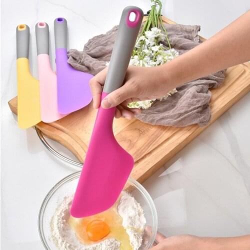 Creativity Oversized Silicone Spatula Baking Scraper Nonstick Cake Spatula Mixing Butter Cream Spreader Cake Brushes Baking Tool