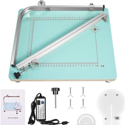 72W Hot Wire Foam Cutter Machine Adjustable Angle Circle Cutter For for Foam Cutting Pearl Cotton Early Ribbon And KT Board