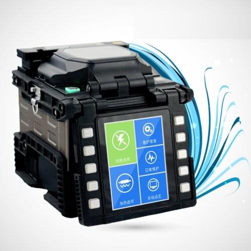 COMWAY C10 Single core 6 motors Fiber Fusion Splicer C10 Fiber Optic Splicing Machine C10ARC Multi-function FTTH Fusion Splicer