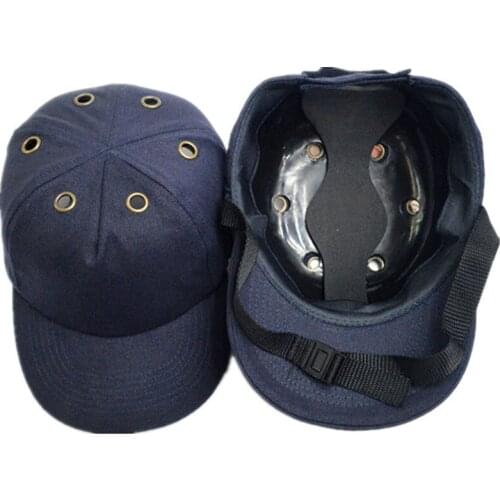 Hard Hat For Workwear Head Protection Top 6 Holes Bump Cap Work Safety Helmet ABS Inner shell Baseball Hat Style Protective