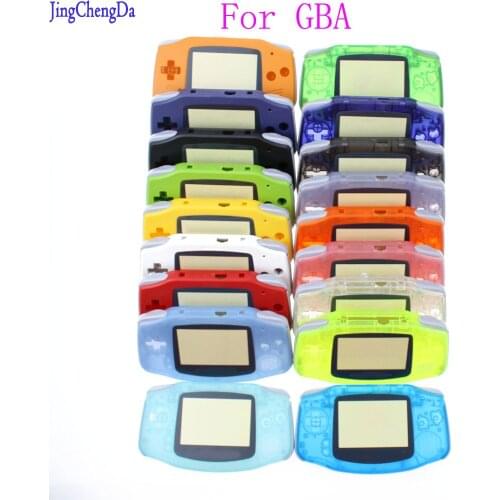 JCD Housing Shell Case Cover+Screen Lens Protector +Stick Label for Gameboy Advance GBA Console