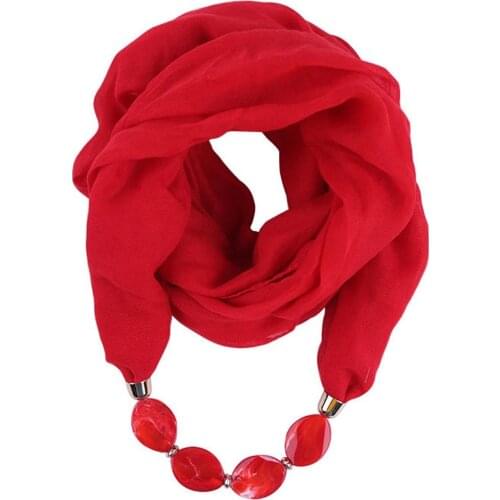 Women Cotton Linen Necklace Pendant Scarf Ethnic Style Soft Necklace Scarves Cotton Linen Elegant shawl Scarf Accessories