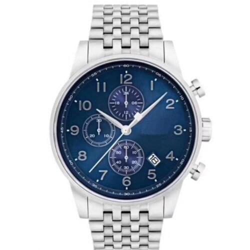 2021 new model Quartz Watch Analogue Chronograph Military Diving 1513236 Watch 10m Waterproof Wristwatch Mens 1513498 with box