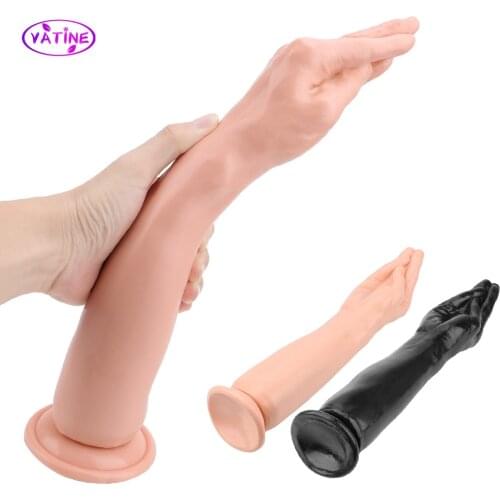 40cm Hand Butt Plug Anal Sex Toys For Women Men Adults Big Dildos XXL Erotic Machine Couple Tools Bondage Games Strong Suction