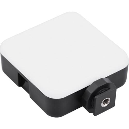 64 LED Video Light Stepless 95Ra 6W with Cold Shoe Mini Vlog Fill Light 2500MAh Battery Camera Light Lamp