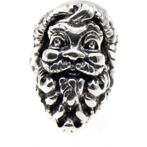 925 Sterling Silver Meek Lovely Lion Head Animal Charm Fit Original Pandora Charms Bracelet Silver 925 Jewelry Making