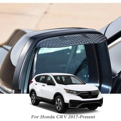 Car Rearview Mirror Rain Eyebrow Auto Shield Snow Guard Sun Side Visor Shade Protector For Honda CRV 2017-Present Accessories