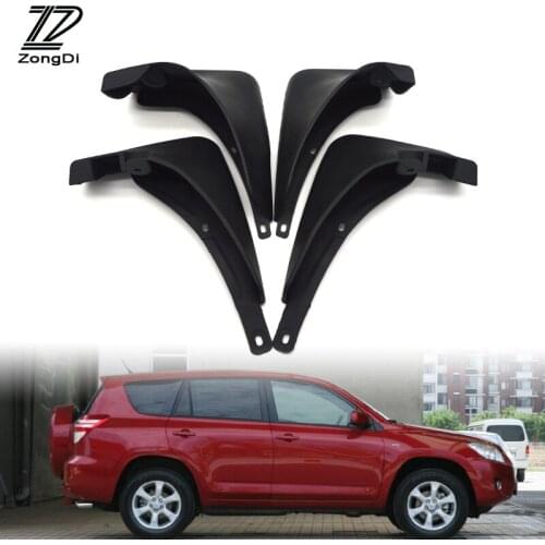 ZD Car Front Rear Mudguards For Toyota RAV4 No Flare 2006 2007 2008 2009 2010 2011 2012 Car-styling Mudflaps Accessories Fenders