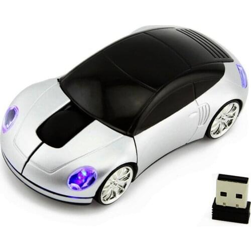 2.4G Wireless Mouse Mini Car Design Ergonomic Mause 1600 DPI USB Optical Computer Portable Kids Gift Creative Mice For Laptop PC