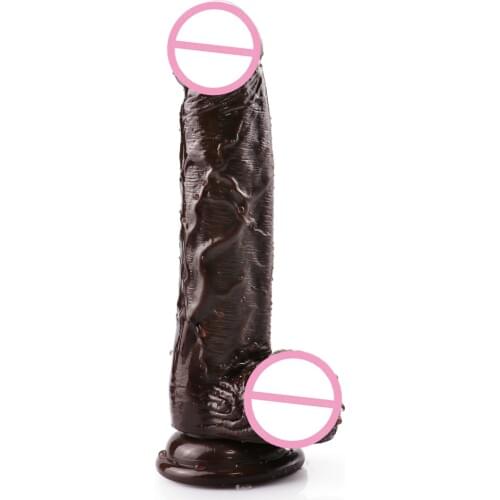 CPWD 9 Inch Super Realistic Big Dildo Flexible Penis Dick with Suction Cup Adult Products Female Masturbation Sex Toys for women