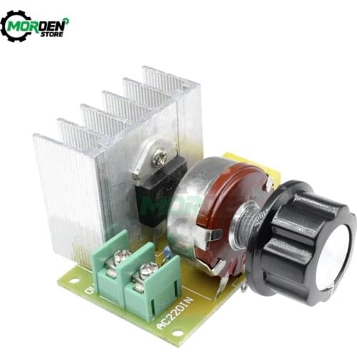 3800W AC 220V SCR Dimmer Dimming Speed Controller Thermostat Voltage Regulator For Motor / Smart Home Light Control Switch