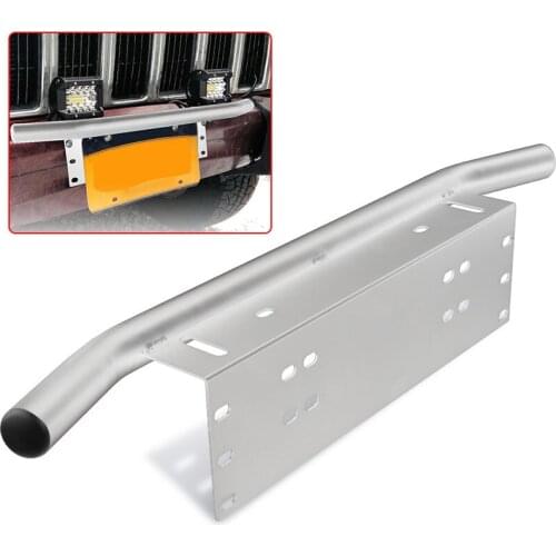 Headlight Bracket Fog light bracket Holder Off Road Headlight bull bar front bumper Bumper License Plate Motorcycle spotlights