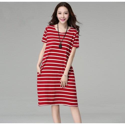 Летние платья в полоску HHJJGKF China At AliExpress