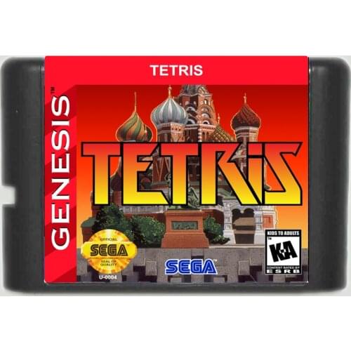 Tetris 16 Bit MD Game Card For Sega Mega Drive For Genesis