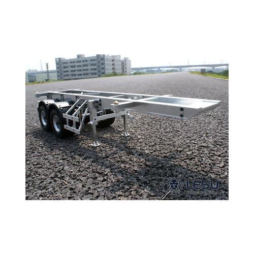 LESU 20 Feet Metal Box Container Trailer 1/14 Tamiya RC Car Tractor Truck TH02024