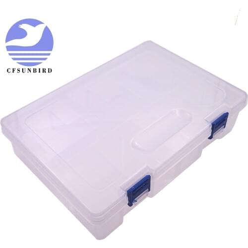 Multi Tiered Toolbox Water Proof Engineering Plastic Tool Box for Electronic Components SMD SMT Screw Screwdriver Storage Case