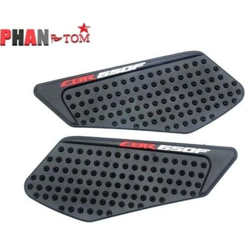 Motorcycle Fuel Tank Pad Anti Slip Protector Stickers Knee Grip Side Decals Accessories For Honda CB650F 2014-2017