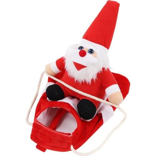 Big Dog Cat Clothes Pet Supplies Santa Claus Clothes Pet Christmas Costume For Dogs Cats Winter Warm Dog Clothes Chihuahua Pug