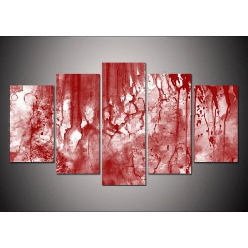 Print 5pcs art horror blood Hallowee poster picture modern home decor wall art print Halloween Painting on canvas art /PT0051