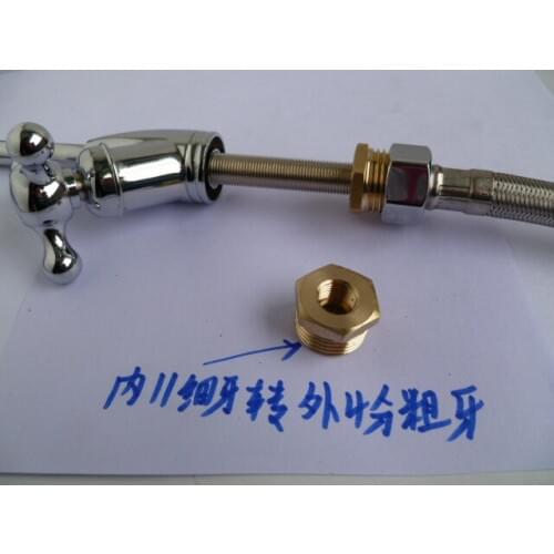 Faucet adapter 2 change 4 min copper nut 2 min gooseneck screw into 4 min