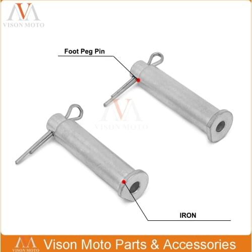 Motorcycle Foot Peg Rest Pedal Footpeg Pin For Honda CR125R CR250R CRF250R CRF250X CRF250RX CRF450R CRF450X CRF450RX CRF450L