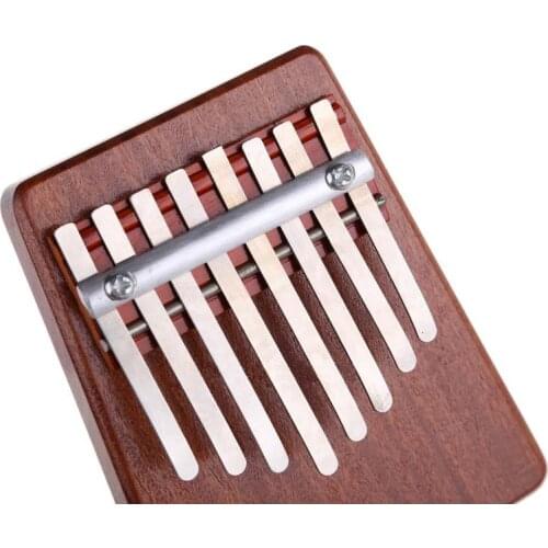 Portable 6 Key Kalimba Mbira Likembe Sanza Finger Thumb Piano Rosewood Musical Instrument Pocket Piano Gifts Free Shipping