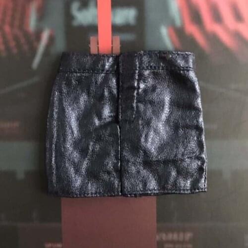 1/6 Scale Sexy Bright Leather Skirt Dress for 12in Action Figure Female Soldier Phicen Tbleague Toy
