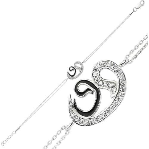 Silver Two The Vavle Womens bracelet