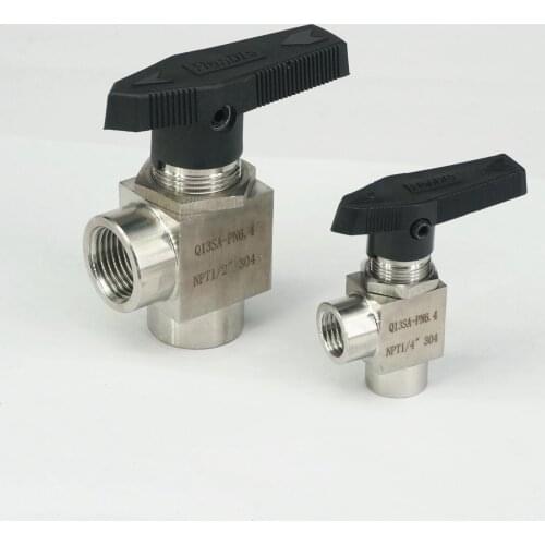 1/8" 1/4" 3/8" 1/2" BSP NPT Female 304 Stainless Steel Shut Off Ball Valve Water Gas Oil 915 PSI