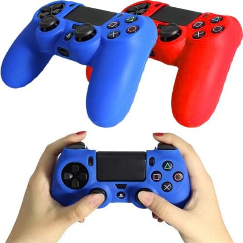 Silicone Protective Skin Cover Case Shell for Sony Playstation Controller PS4 Play Station PS 4 Anti-slip Game Gamepad Dropship