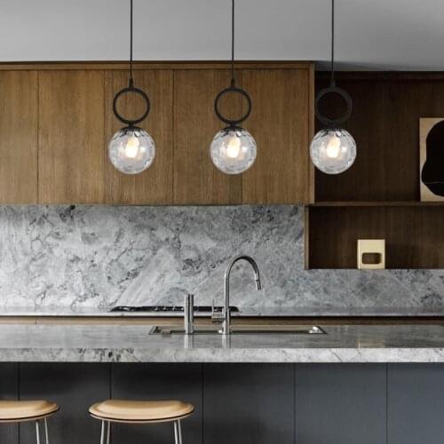 Modern LED Glass Pendant Lights Hanging Lamps Living Room Light Fixture Kitchen Dining Room Lights Home Deocration Cafe Lighting